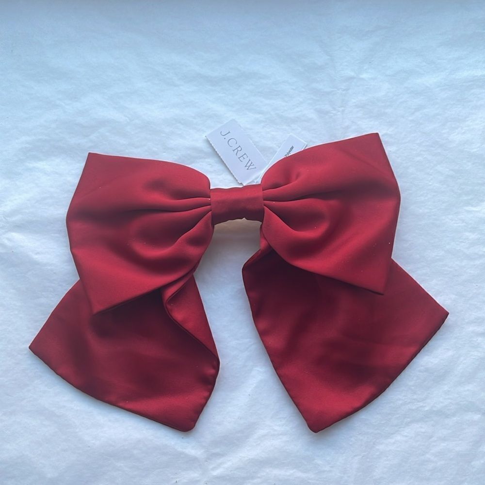 ❤️NWT J. Crew Satin Bow Hair Accessory - Picture 4 of 4